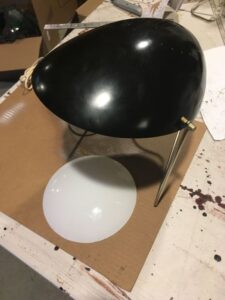 Cricket lamp by Gerald Thurston